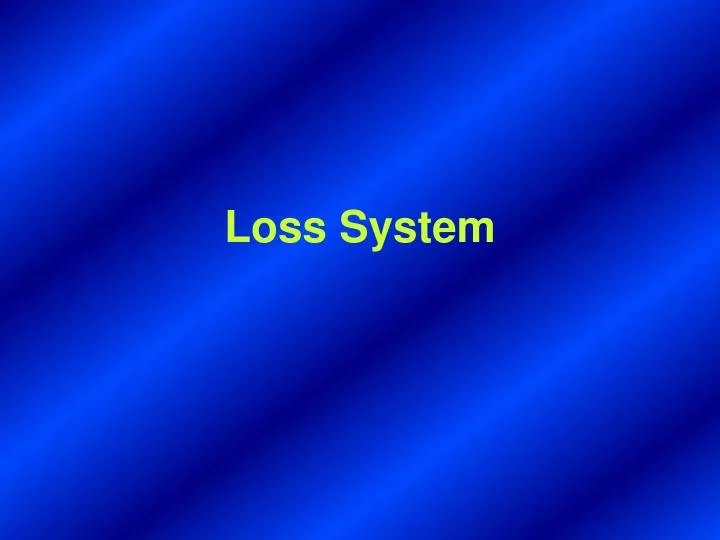loss system