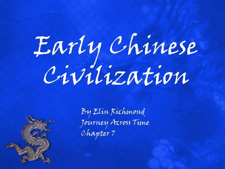 early chinese civilization