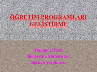 ret m programlari gel t rme
