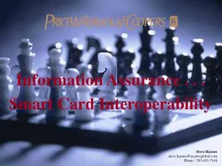 Information Assurance . . . Smart Card Interoperability