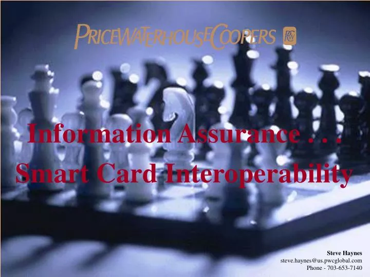 information assurance smart card interoperability