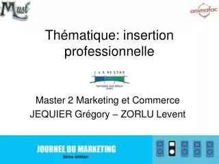 th matique insertion professionnelle