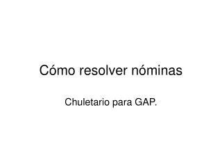 c mo resolver n minas