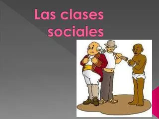 las clases sociales