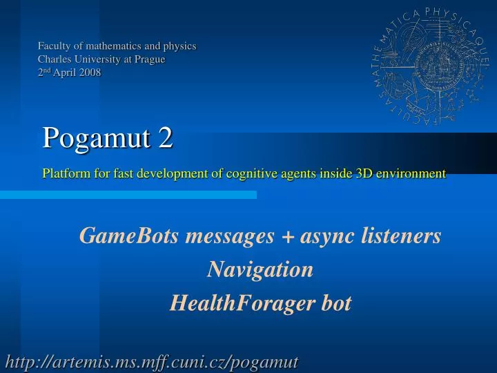 gamebots messages async listeners navigation healthforager bot