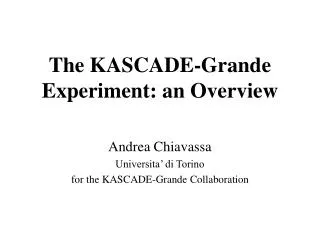 The KASCADE-Grande Experiment: an Overview
