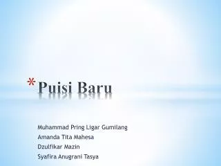 puisi baru