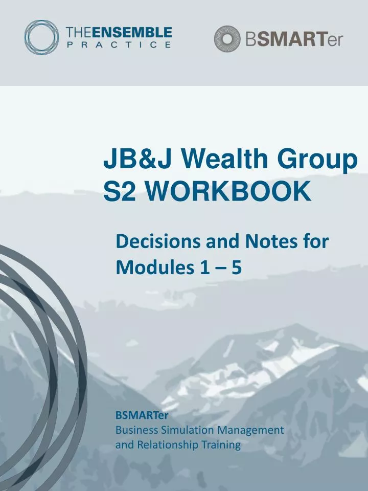 jb j wealth group s2 workbook