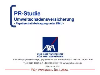 pr studie umweltschadensversicherung repr sentativbefragung unter kmu