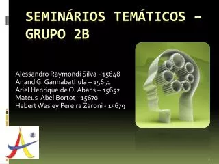 semin rios tem ticos grupo 2b