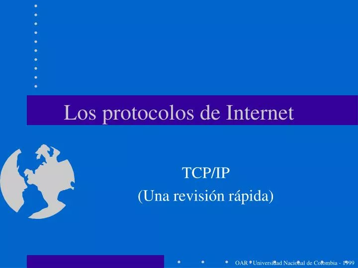 los protocolos de internet