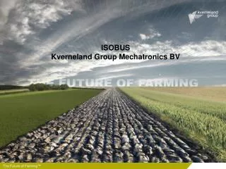 ISOBUS Kverneland Group Mechatronics BV