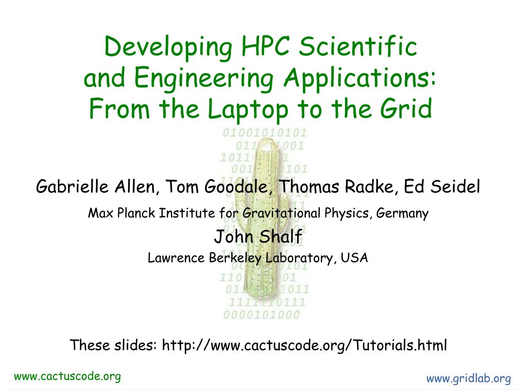 PPT - Advancements in High-Performance Computing Applications for ...