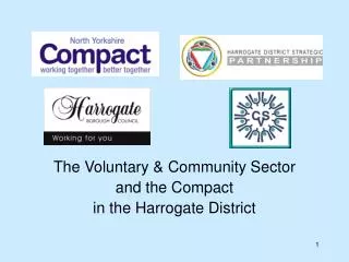 The Voluntary &amp; Community Sector and the Compact in the Harrogate District