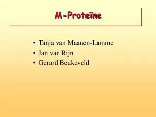 m prote ne