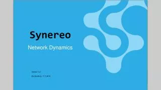 Synereo Network Dynamics Chapter 1