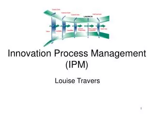 Innovation Process Management (IPM)