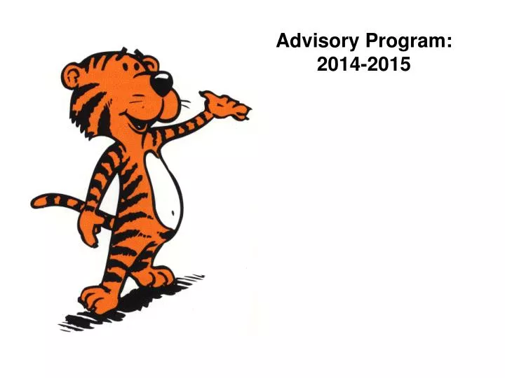 advisory program 2014 2015