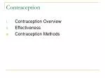 Contraception - slide 1