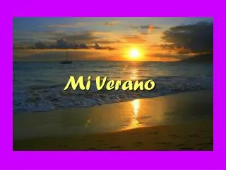 mi verano