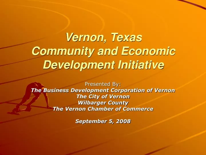 vernon texas community and economic development initiative