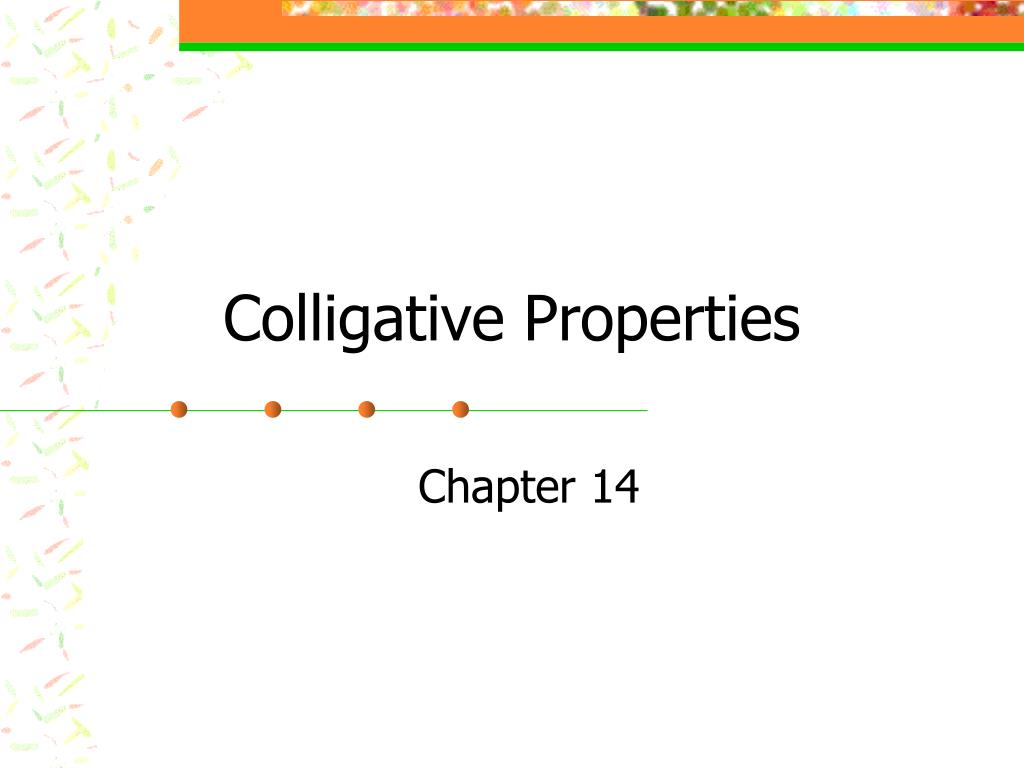 PPT - Colligative Properties PowerPoint Presentation, free download ...