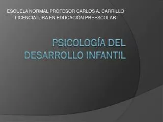 escuela normal profesor carlos a carrillo licenciatura en educaci n preescolar