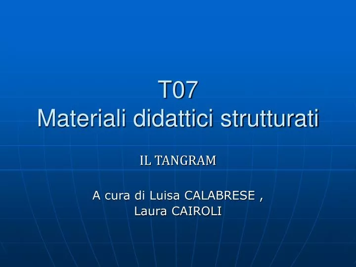 t07 materiali didattici strutturati