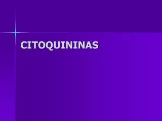 citoquininas