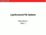 Log-Structured File Systems - slide 1