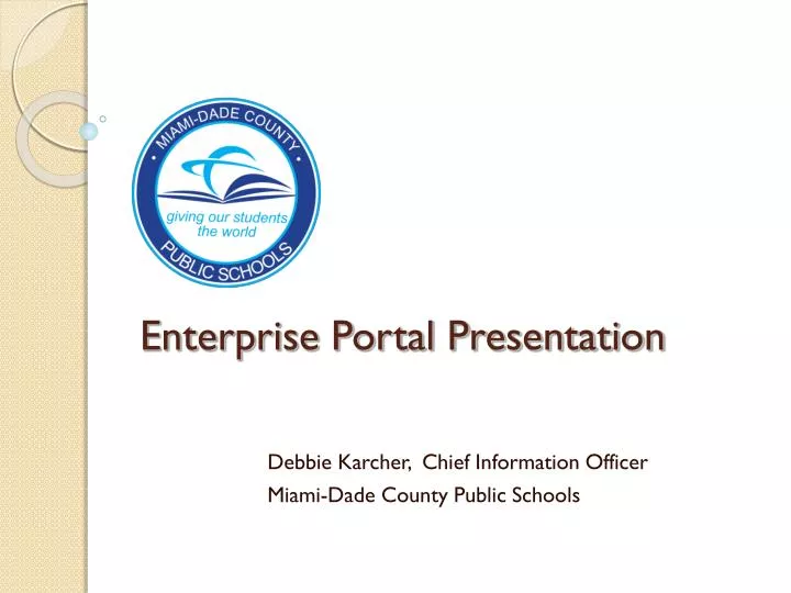 enterprise portal presentation