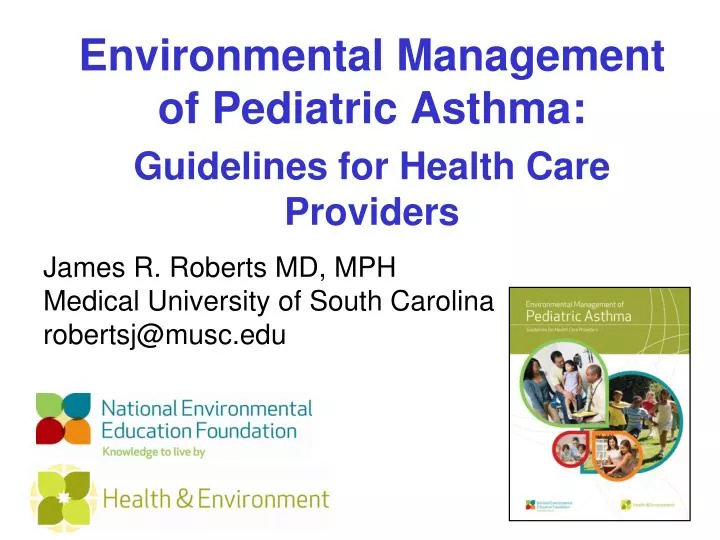 environmental management of pediatric asthma guidelines for health care providers