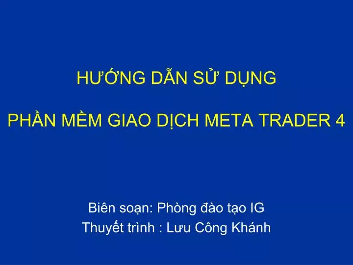 h ng d n s d ng ph n m m giao d ch meta trader 4