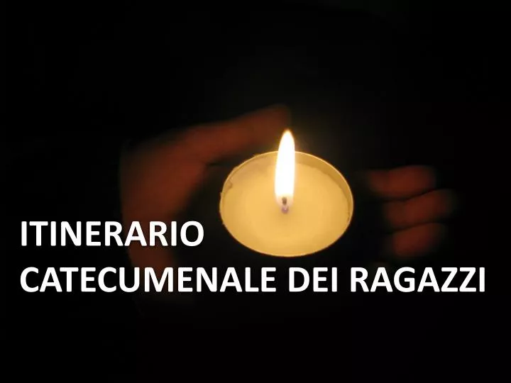 itinerario catecumenale dei ragazzi