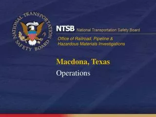 Macdona, Texas Operations