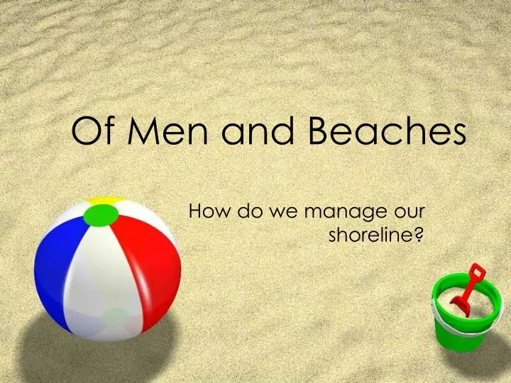of men and beaches