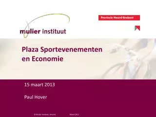 15 maart 2013 paul hover