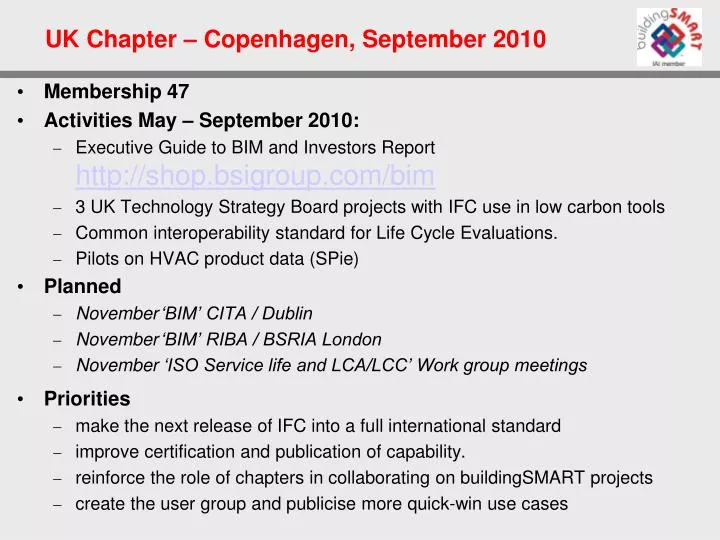 uk chapter copenhagen september 2010