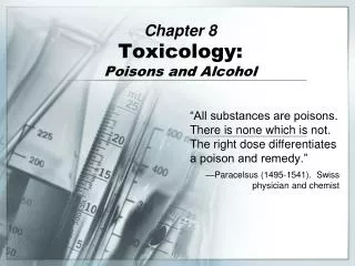 chapter 8 toxicology poisons and alcohol
