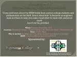 Discovering STEM (Science, Technology, Engineering and Math) - slide 1