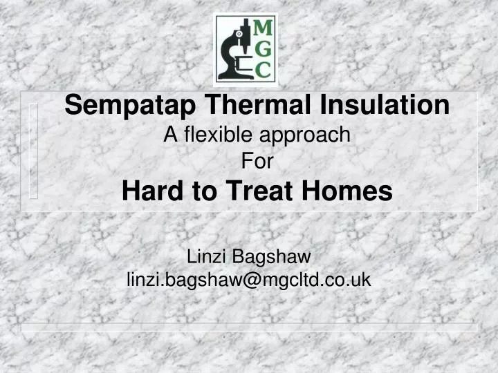 sempatap thermal insulation a flexible approach for hard to treat homes