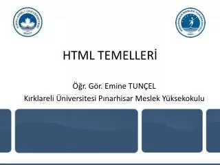 html temeller