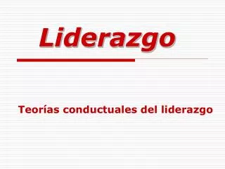 liderazgo