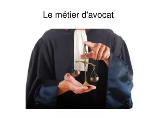 le m tier d avocat
