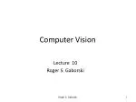 Enhancing Edge Detection in Computer Vision: A Guide by Roger S. Gaborski - slide 1