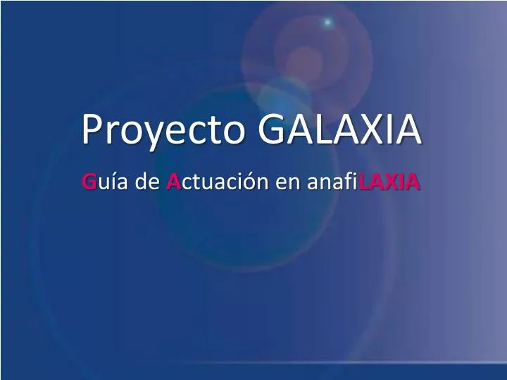proyecto galaxia