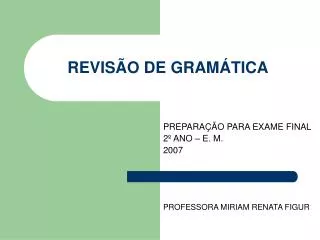 revis o de gram tica
