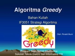 algoritma greedy