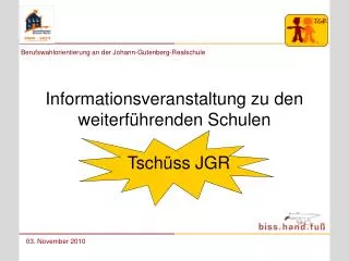 informationsveranstaltung zu den weiterf hrenden schulen