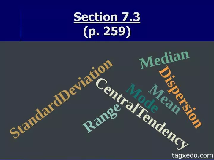 section 7 3 p 259